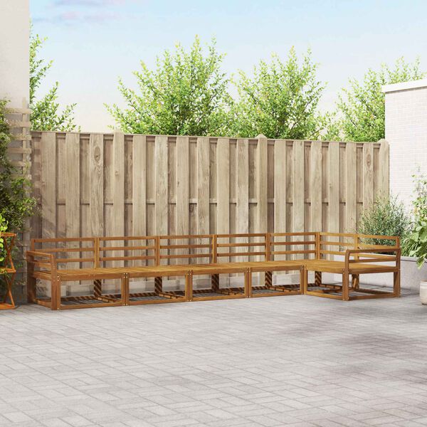 vidaXL &Sigma;&epsilon;&iota;&rho;ά &Kappa;&alpha;&nu;&alpha;&pi;έ &Epsilon;&xi;&omega;&tau;&epsilon;&rho;&iota;&kappa;&omicron;ύ 6 pcs &Phi;&upsilon;&sigma;&iota;&kappa;ό &Sigma;&tau;&epsilon;&rho;&epsilon;ό &Xi;ύ&lambda;&omicron; &Alpha;&kappa;&alpha;&kappa;ί&alpha;&sigmaf;