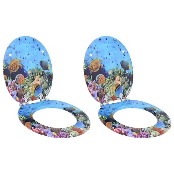 vidaXL &Lambda;&epsilon;&kappa;ά&nu;&eta; 2 pcs &Sigma;&kappa;&omicron;ύ&rho;&omicron; &Mu;&pi;&lambda;&epsilon; &Theta;ά&lambda;&alpha;&sigma;&sigma;&alpha; 44 x 38 &epsilon;&kappa;. &Pi;ί&nu;&alpha;&kappa;&alpha;&sigmaf; MDF