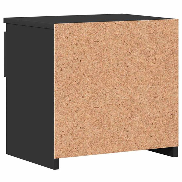 vidaXL Κομοδίνα 2 τεμ. Μαύρα 40 x 30 x 39 εκ. Επεξ. Ξύλο
