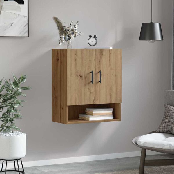 vidaXL Ντουλάπα Τοίχου artisan δρυς 60 x 31 x 70 εκ Επεξεργασμένο ξύλο
