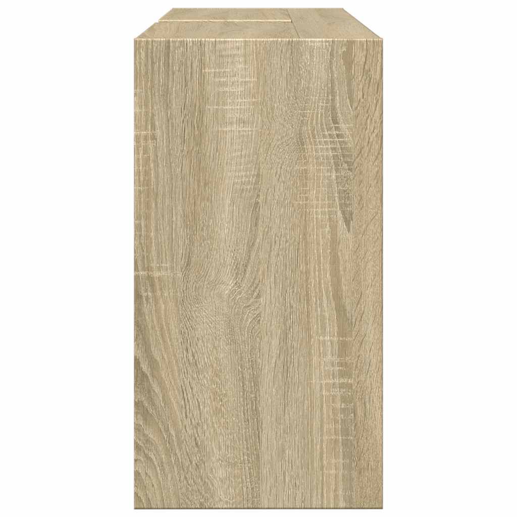vidaXL Ντουλάπι Νιπτήρα Sonoma Δρυς 90x29x55εκ. από Επεξεργασμένο Ξύλο
