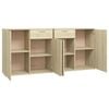 vidaXL Μπουφές Sonoma Δρυς 160 x 36 x 75 εκ. από Επεξ. Ξύλο