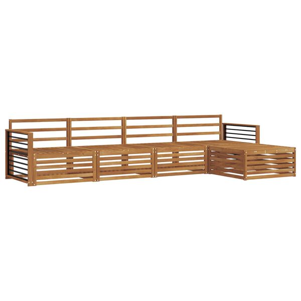 vidaXL &Sigma;&epsilon;&iota;&rho;ά &Kappa;&alpha;&nu;&alpha;&pi;έ &Epsilon;&xi;&omega;&tau;&epsilon;&rho;&iota;&kappa;&omicron;ύ 5 pcs &Phi;&upsilon;&sigma;&iota;&kappa;ό