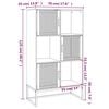 vidaXL Ντουλάπι 70 x 35 x 125 εκ. από Επεξεργασμένο Ξύλο