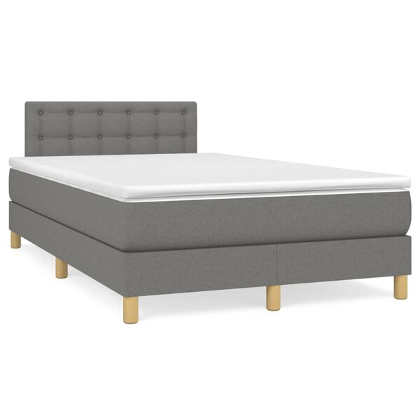 vidaXL &Kappa;&rho;&epsilon;&beta;ά&tau;&iota; Boxspring &mu;&epsilon; &Sigma;&tau;&rho;ώ&mu;&alpha; &Sigma;&kappa;&omicron;ύ&rho;&omicron; &Gamma;&kappa;&rho;&iota; 120x200 &epsilon;&kappa;. &Upsilon;&phi;&alpha;&sigma;&mu;ά&tau;&iota;&nu;&omicron;
