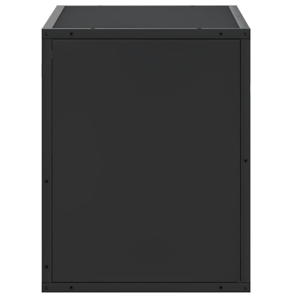 vidaXL Έπιπλο Τηλεόρασης Μαύρο 60x31x39,5 εκ. Επεξεργ. Ξύλο / Μέταλλο