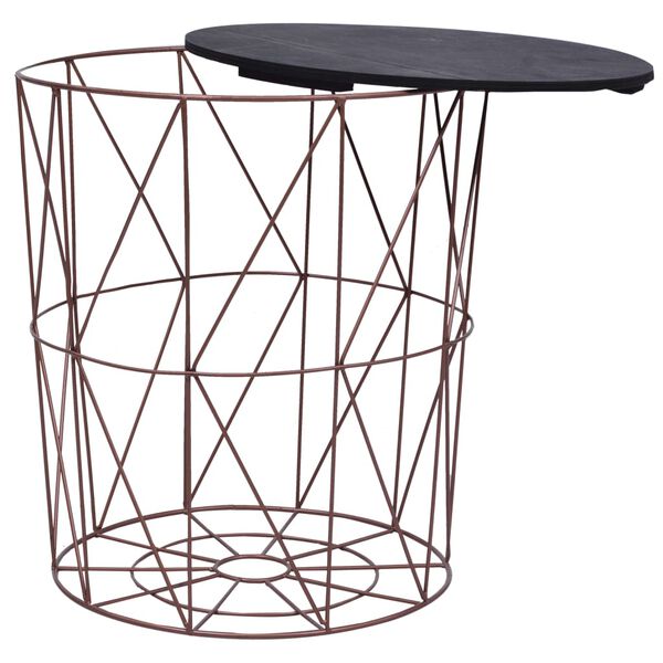 vidaXL Τραπεζάκια Σαλονιού 3 τεμ. Χάλκινο Χρώμα