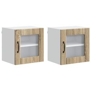 vidaXL &Nu;&tau;&omicron;&upsilon;&lambda;ά&pi;&alpha; &Kappa;&omicron;&upsilon;&zeta;ί&nu;&alpha;&sigmaf; 2 pcs &Delta;&rho;ύ&sigmaf; Sonoma 40 x 31 x 40 &epsilon;&kappa;.