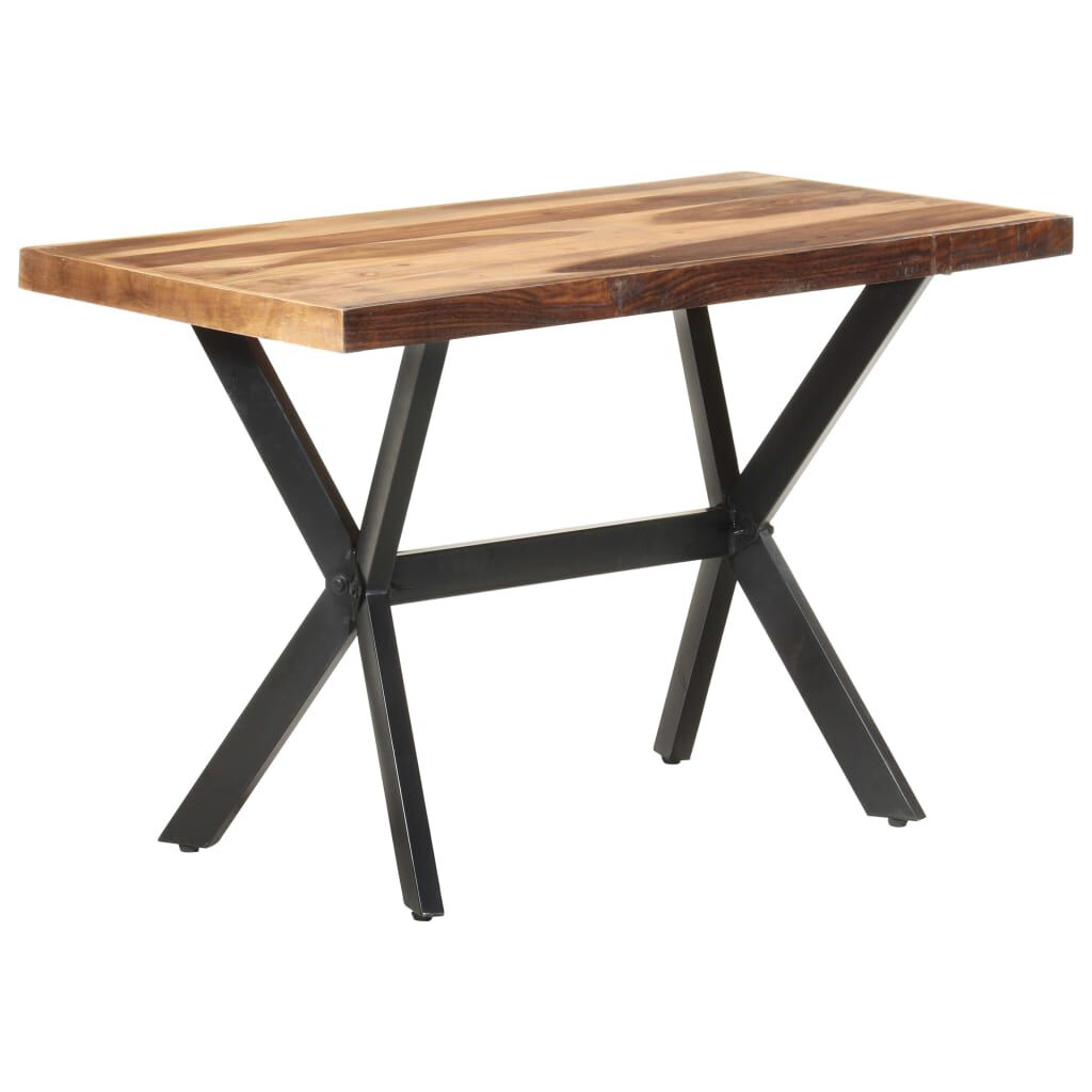 vidaXL Τραπεζαρία 120 x 60 x 75 εκ. Μασίφ Ξύλο & Μελί Φινίρισμα