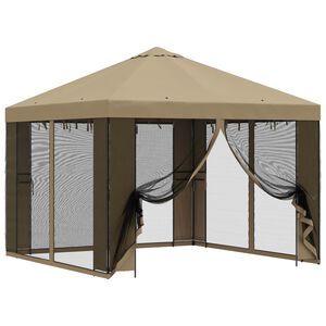 vidaXL &Kappa;ή&pi;&omicron;&sigmaf; &Gamma;&kappa;&alpha;&zeta;ebo &mu;&epsilon; &Pi;&lambda;&epsilon;&upsilon;&rho;&iota;&kappa;ά &Tau;&omicron;ί&chi;&omicron;&upsilon;&sigmaf; 3 x 3 m &Mu;&pi;&epsilon;&zeta;