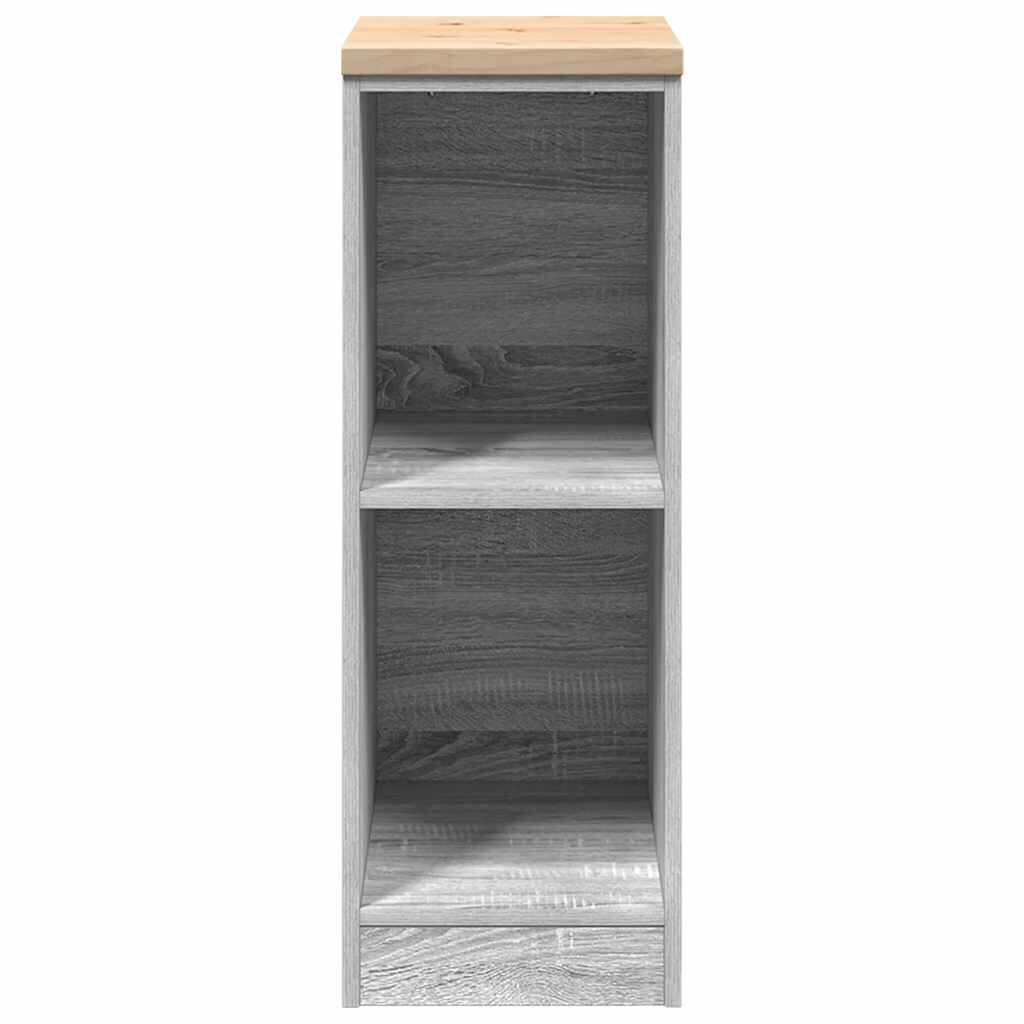 vidaXL ντουλάπι αποθήκευσης γκαράζ 30x51x85 εκ μασίφ ξύλο πεύκο