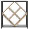 vidaXL Ράφι Κρασιού Sonoma Δρυς 51 x 18 x 52.5 εκ. Επεξεργασμένο ξύλο