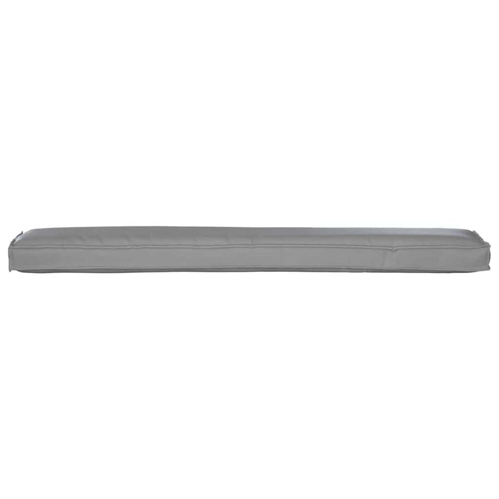 vidaXL Σετ Μαξιλαριών Πάγου 2 pcs Γκρι 200 x 40 x 8 εκ. Ύφασμα Oxford