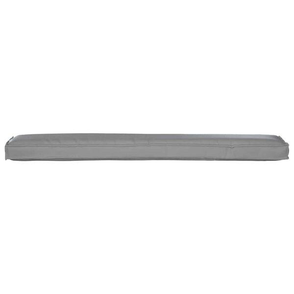 vidaXL Σετ Μαξιλαριών Πάγου 2 pcs Γκρι 200 x 40 x 8 εκ. Ύφασμα Oxford