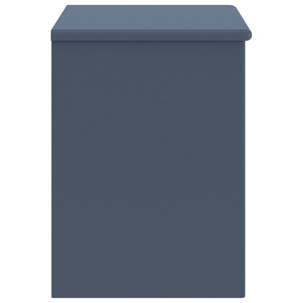 vidaXL Κομοδίνο Ανοιχτό Γκρι 35 x 30 x 40 εκ. Μασίφ Ξύλο Πεύκου