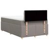 vidaXL &Kappa;&rho;&epsilon;&beta;ά&tau;&iota; Boxspring &mu;&epsilon; &Sigma;&tau;&rho;ώ&mu;&alpha; Taupe 120x190 &epsilon;&kappa;. &Upsilon;&phi;&alpha;&sigma;&mu;ά&tau;&iota;&nu;&omicron;