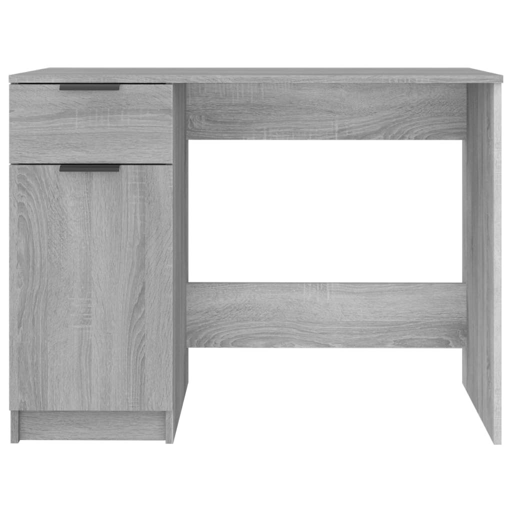 vidaXL Γραφείο Γκρι Sonoma 100x50x75 εκ. από Επεξεργασμένο Ξύλο