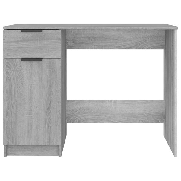 vidaXL Γραφείο Γκρι Sonoma 100x50x75 εκ. από Επεξεργασμένο Ξύλο