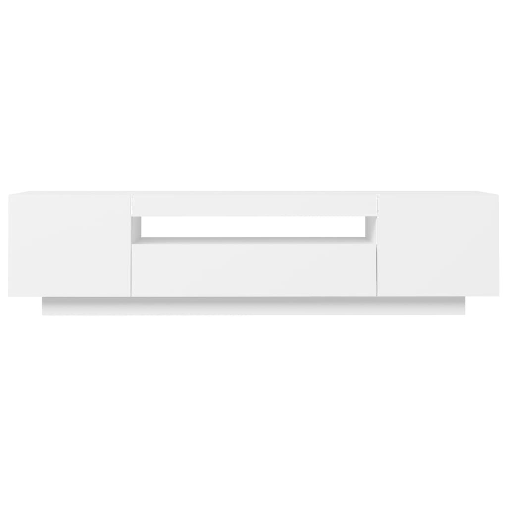 vidaXL Έπιπλο Τηλεόρασης με LED Γκρι 160x35x40 εκ.