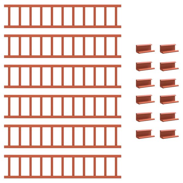 vidaXL &Phi;&rho;&omicron;&upsilon;&rho;ό&sigmaf; &chi;&iota;&omicron;&nu;&iota;&omicron;ύ &omicron;&rho;&omicron;&phi;ή&sigmaf; &Kappa;ό&kappa;&kappa;&iota;&nu;&omicron; 600 x 2,5 x 20 &epsilon;&kappa; &Alpha;&tau;&sigma;ά&lambda;&iota;