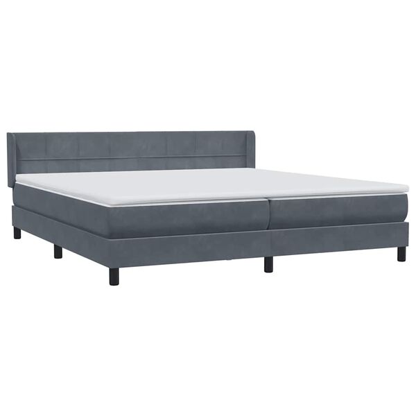 vidaXL Box Spring &Kappa;&rho;&epsilon;&beta;ά&tau;&iota; &mu;&epsilon; &sigma;&tau;&rho;ώ&mu;&alpha; &Sigma;&kappa;&omicron;ύ&rho;&omicron; &gamma;&kappa;&rho;&iota; 180x220 &epsilon;&kappa;. &Beta;&epsilon;&lambda;&omicron;ύ&delta;&iota;&nu;&omicron;