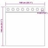 vidaXL Κουρτίνες με κουρτίνες 2 pcs Μπεζ 140x140cm Πολυεστέρας