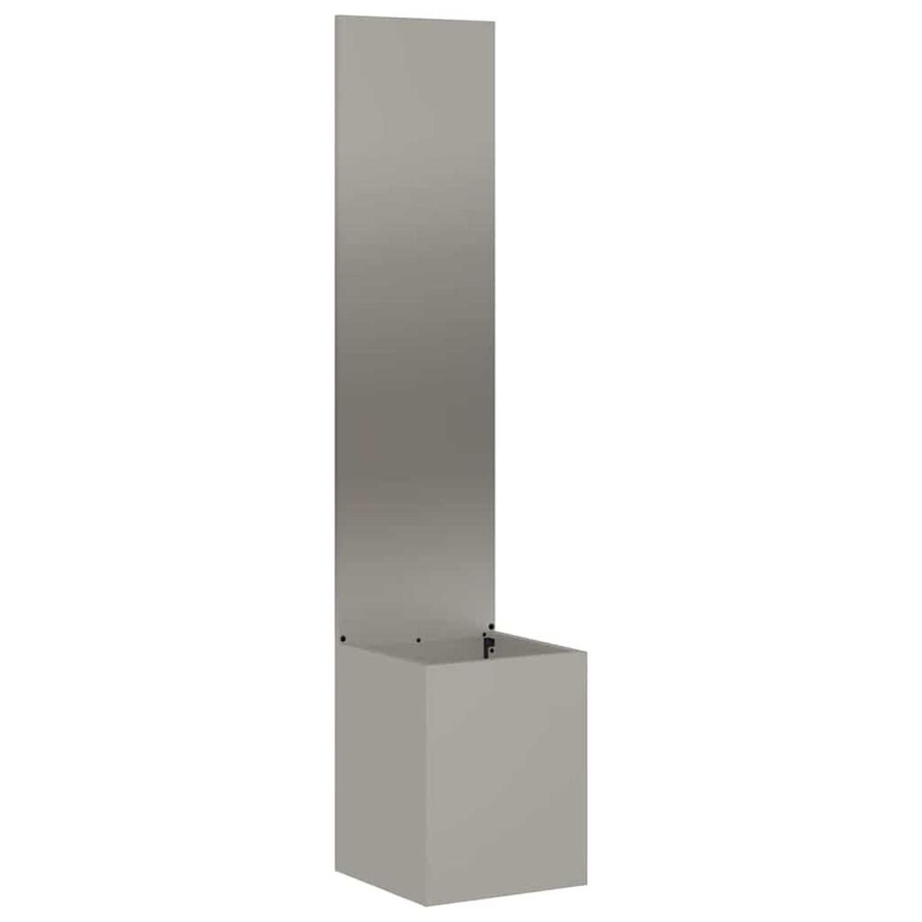vidaXL Γλάστρα Κήπου με Διακοσμητική Πάνελ Σκ rusty 32 x 140 εκ.