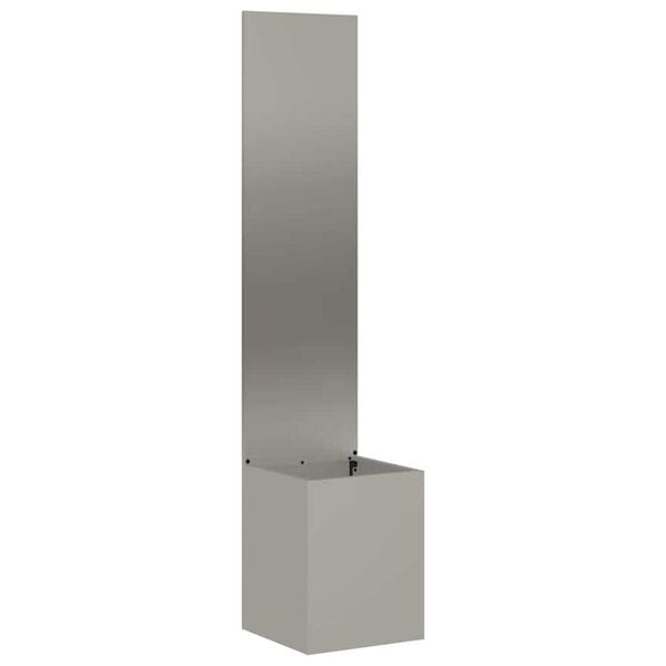vidaXL Γλάστρα Κήπου με Διακοσμητική Πάνελ Σκ rusty 32 x 140 εκ.