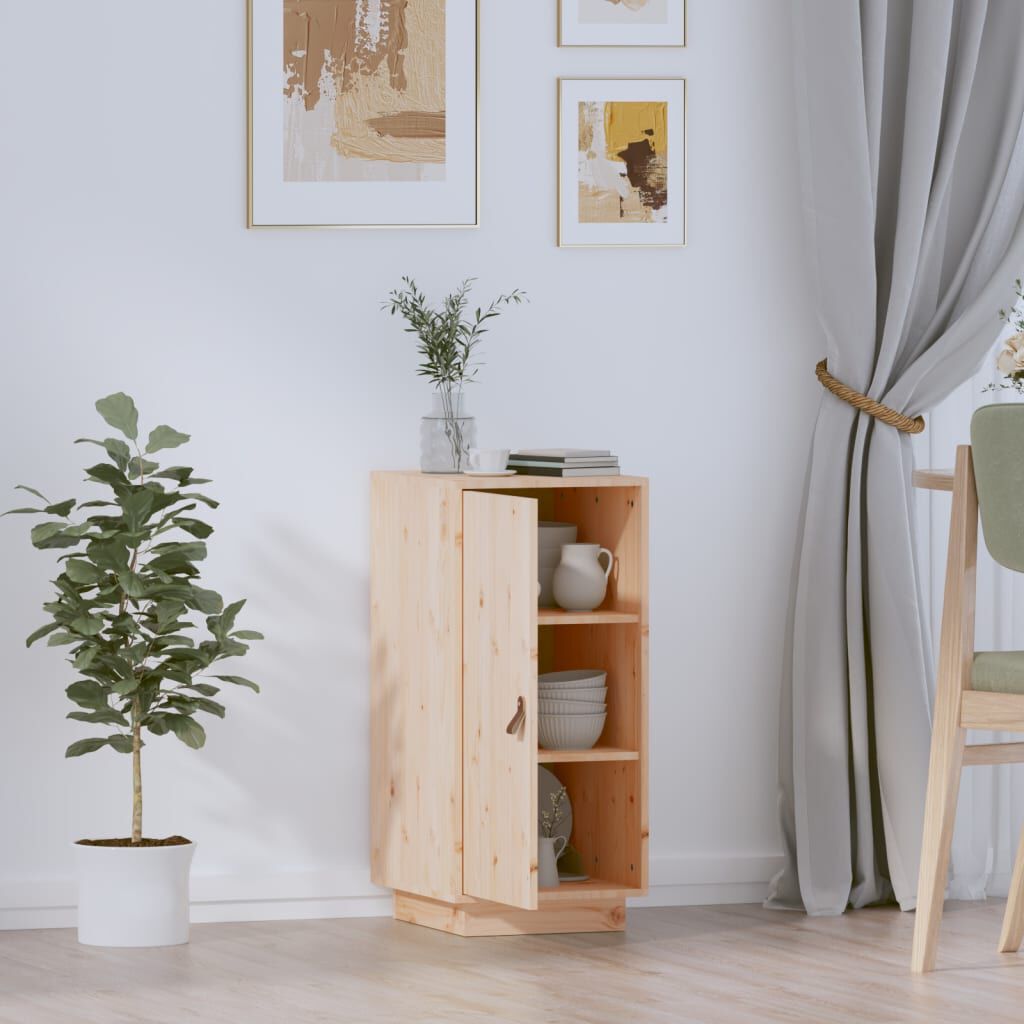 vidaXL Μπουφές 34 x 40 x 75 εκ. από Μασίφ Ξύλο Πεύκου