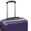 vidaXL Σετ Βαλιτσών Τρόλεϊ με Σκληρό Περίβλημα 3 τεμ. Μοβ από ABS