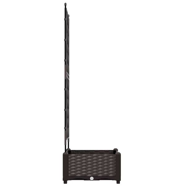 vidaXL Κηποτινάκι με Τρέλα Καφέ 40 x 40 x 125.5 εκ. PP