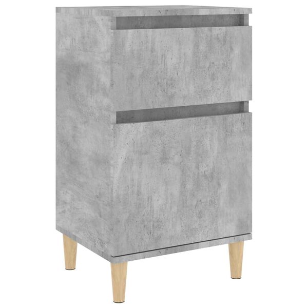 vidaXL Κομοδίνο Γκρι Σκυροδέματος 40x35x70 εκ.