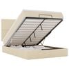 vidaXL &Omicron;&theta;&omega;&mu;&alpha;&nu;&iota;&kappa;ό &kappa;&rho;&epsilon;&beta;ά&tau;&iota; &mu;&epsilon; &sigma;&tau;&rho;ώ&mu;&alpha; & LEDs Cream 140x190cm Ύ&phi;&alpha;&sigma;&mu;&alpha;