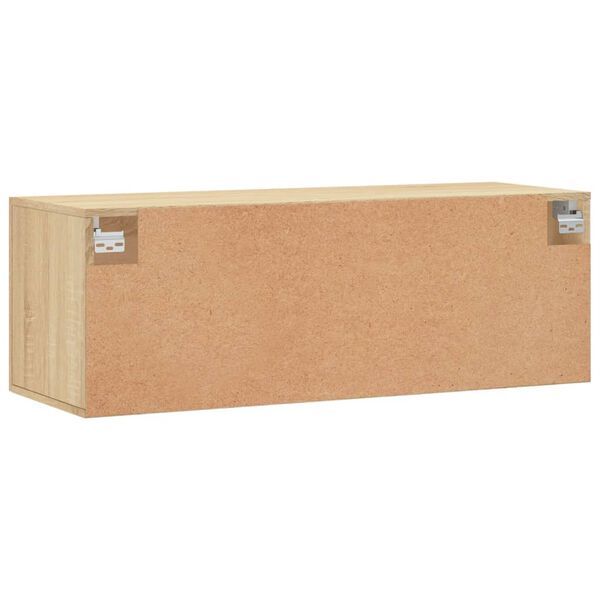 vidaXL Ντουλάπι Τοίχου Sonoma Δρυς 100 x 36,5 x 35 εκ. Επεξεργ. Ξύλο