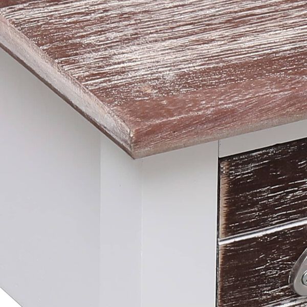 vidaXL Τραπέζι Βοηθητικό Καφέ 40 x 40 x 40 εκ. από Ξύλο Παυλώνιας