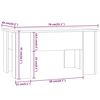 vidaXL Τραπεζάκι Σαλονιού Γκρι Sonoma 79x49x41 εκ. Επεξεργασμένο Ξύλο