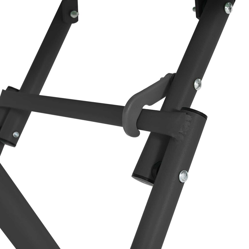 vidaXL Πτυσσόμενο Τραπέζι Κήπου - Ανθρακί - 55x55x73 εκ. - Ατσάλι