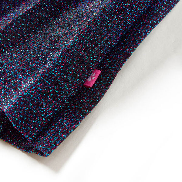 Φούστα Παιδική με Χρυσόσκονη Σκούρο Μπλε 116