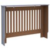 vidaXL Κάλυμμα Καλοριφέρ Ανθρακί 112 x 19 x 81,5 εκ. από MDF