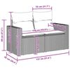 vidaXL Σετ Καναπέ Κήπου 9 pcs Γκρι συνθετικό ρατάν