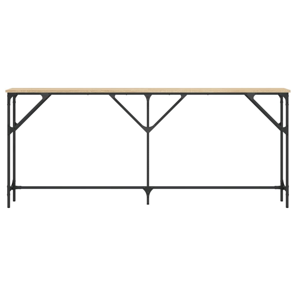 vidaXL Τραπέζι Κονσόλα Sonoma Δρυς 180x23x75 εκ. Επεξεργασμένο Ξύλο