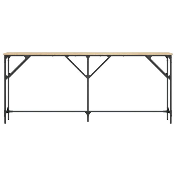 vidaXL Τραπέζι Κονσόλα Sonoma Δρυς 180x23x75 εκ. Επεξεργασμένο Ξύλο