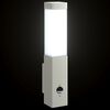 vidaXL Εξωτερικά Φωτιστικά Τοίχου 2 pcs Ασημί 10.5 x 6 x 35 εκ.