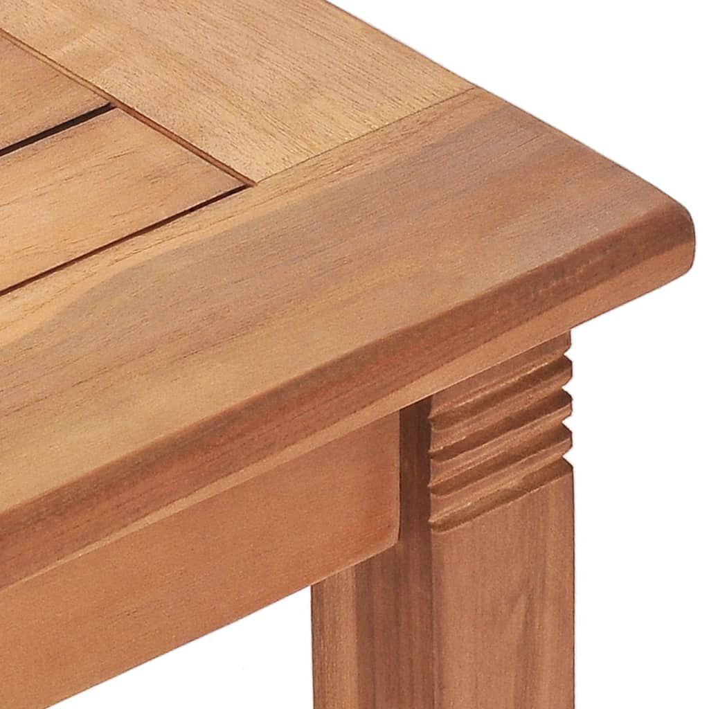vidaXL Σετ Τραπεζαρίας Κήπου 5 τεμ. από Μασίφ Ξύλο Teak με Μαξιλάρια