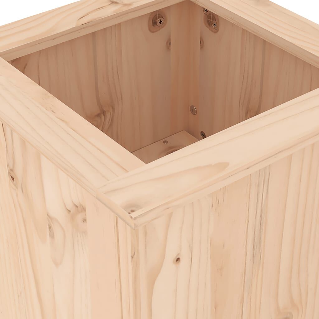 vidaXL Ζαρντινιέρα Παγκάκι 184,5x39,5x56,5 εκ. από Μασίφ Ξύλο Πεύκου