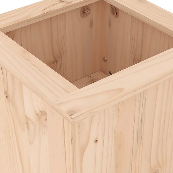 vidaXL Ζαρντινιέρα Παγκάκι 184,5x39,5x56,5 εκ. από Μασίφ Ξύλο Πεύκου