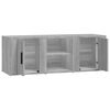 vidaXL Έπιπλο Τηλεόρασης Γκρι Sonoma 100x31,5x35 εκ. από Επεξεργ. Ξύλο