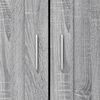 vidaXL Βιβλιοθήκη Γκρι Sonoma 82,5 x 30,5 x 115 εκ. Επεξεργασμένο Ξύλο