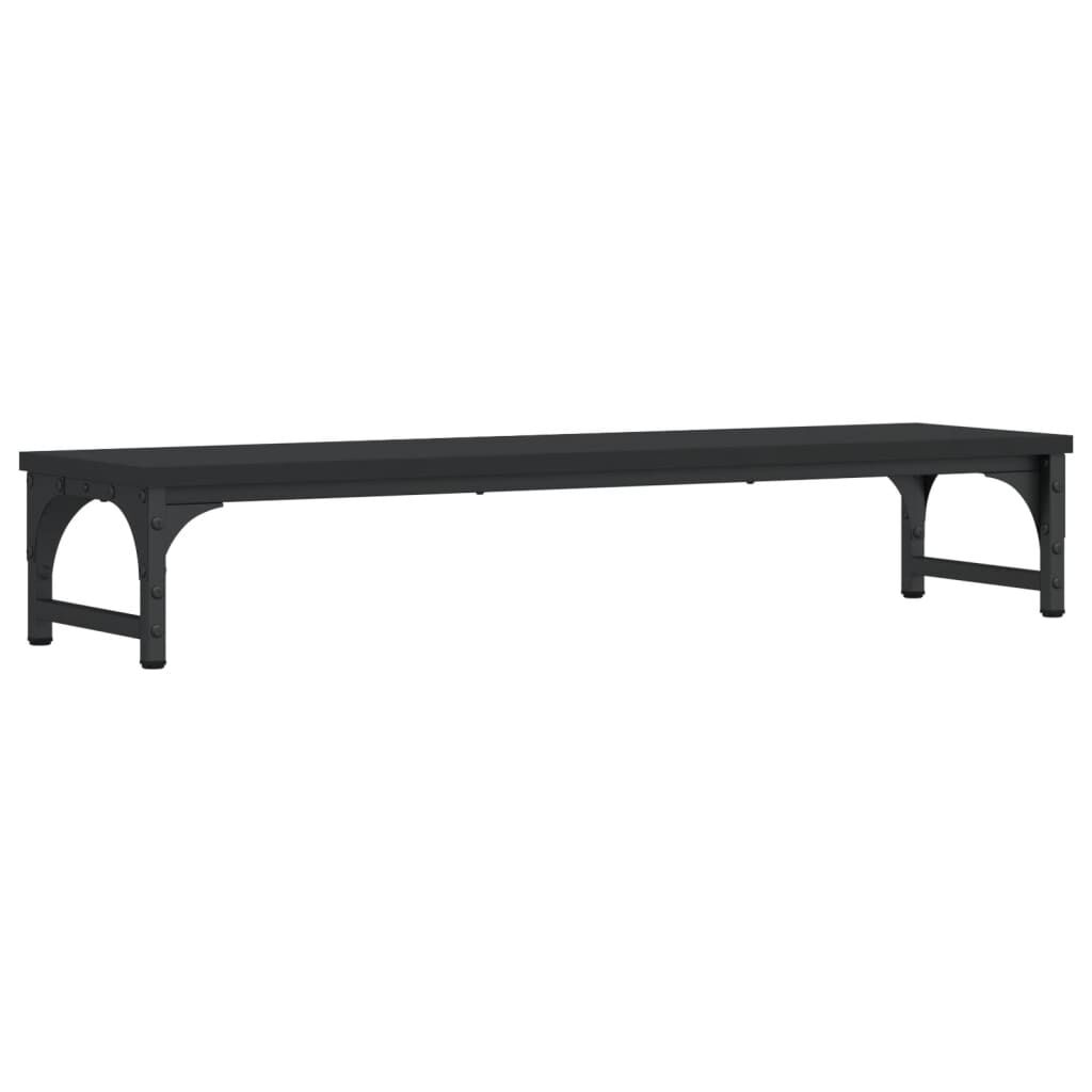 vidaXL Βάση Οθόνης Μαύρη 85 x 23 x 15,5 εκ. από Επεξεργασμένο Ξύλο