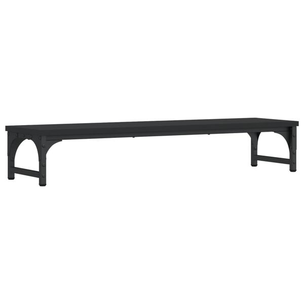 vidaXL Βάση Οθόνης Μαύρη 85 x 23 x 15,5 εκ. από Επεξεργασμένο Ξύλο